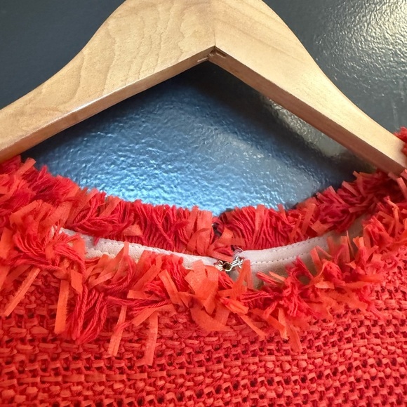 MARELLA size 2 GUC cotton blend tweed vibe mini Textured Dress - Picture 3 of 12